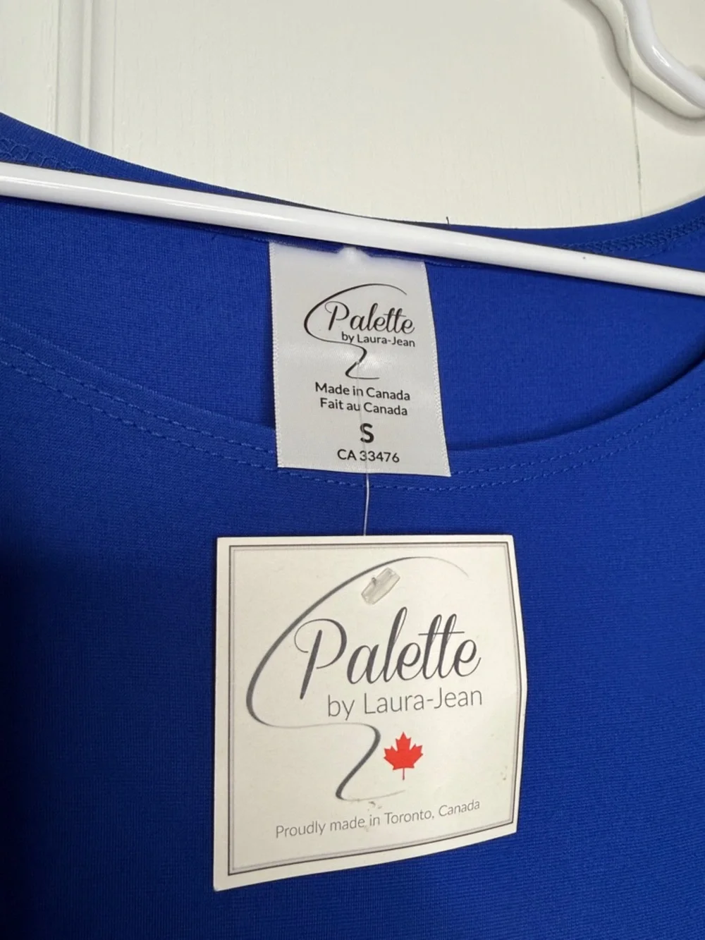 🇨🇦 Palette Ewa Blue A- line swing dress with pockets - Picture 3 of 10